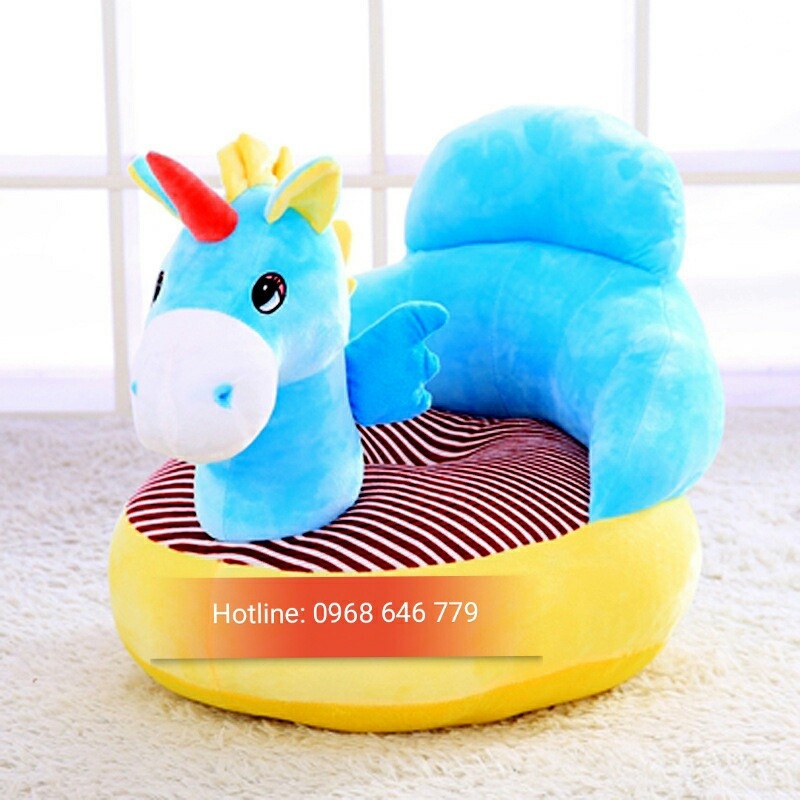 Ghế sofa thú bông hình con ngựa xanh